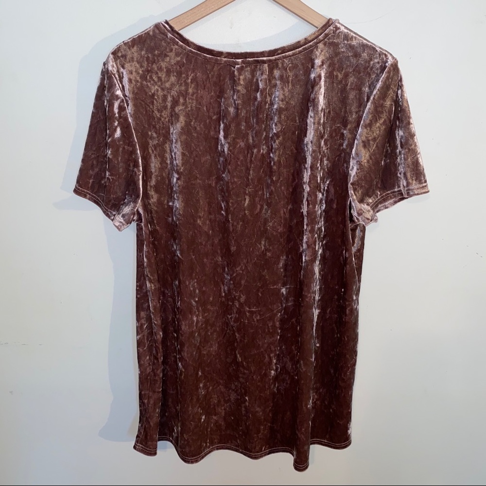 Spring & Mercer Velvet Legging Tee - Picture 5 of 5